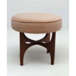 Vintage Retro : a G-Plan dressing table stool , probably from the Fresco range , similar to no.