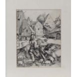 After Albrecht Durer,
Woodblock engraving (reprint ),
' The Prodigal Son ',
9 1/2 x 7 1/4".