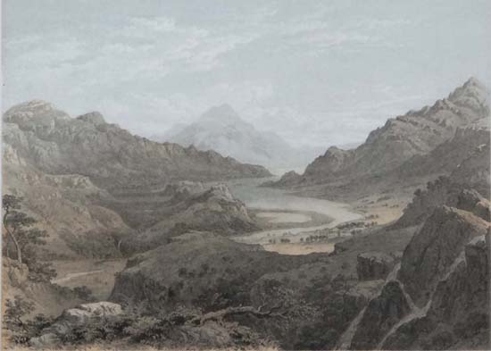 T. Picken after G.F. Robson ,
Four hand coloured Scottish lithographs ,
' Glen Falloch ' ,
' - Image 5 of 6