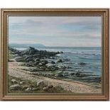 A Spence XX,
Oil on canvas board,
' Shoreline , Mull of Kintyre ',
Signed lower right and titled