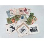 A Large Quantity of Printed Ephemera including  Photographs , Map and Sheet Music. The photographs