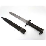 Militaria : An early 20thC Swedish Mauser m/1896 Bayonet , maker's stamp for EAB  ( Eskilstuna