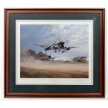 Gerald Coulson G.Av.A XX
Ltd Edition Coloured print 313/650
'Striking Back ' Typhoons, Normandy July