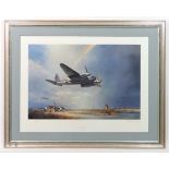 John Young XX
Ltd Edition coloured print 103/950*
' Low Flying Mosquito '
Signed in pencil under