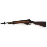 Film Prop : A mid 20thC model British Lee Enfield Mk5 ' Jungle Carbine ' rifle , 39 1/2" long