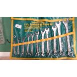 11 piece set of combination spanners CONDITION: Please Note -  we do not make reference to the