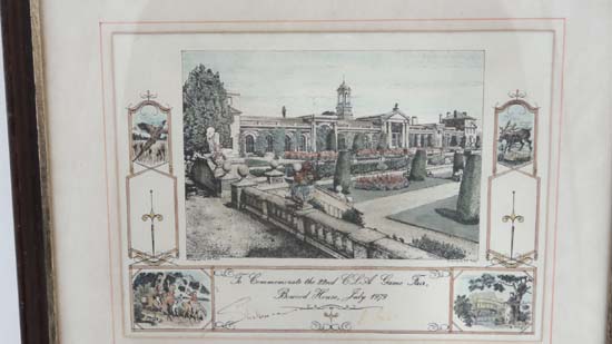 An aquatint ' To commemorate the 22nd CLA Game Fair, Bowood House , July 1979 '
bearing two - Image 2 of 2