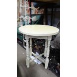 Painted side table  CONDITION: Please Note -  we do not make reference to the condition of lots