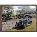 Metal sign - Jowett cars CONDITION: Please Note -  we do not make reference to the condition of lots