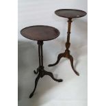 2 x pedestal wine tables