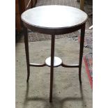 Inlaid occasional table CONDITION: Please Note -  we do not make reference to the condition of