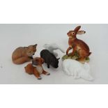 Qty assorted animal figures CONDITION: Please Note -  we do not make reference to the condition of