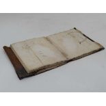 Fishing : A leather fly wallet, c1900  CONDITION: Please Note -  we do not make reference to the