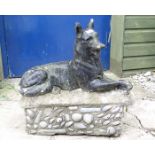 Model of an Alsatian dog CONDITION: Please Note -  we do not make reference to the condition of lots