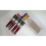 10 piece paint brush set + 12 artists brush set CONDITION: Please Note -  we do not make reference