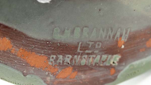 A Green C.H Brannam Ltd Barnstaple balus - Image 3 of 6