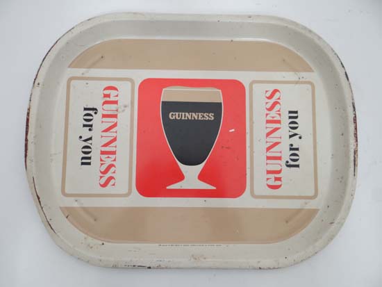 Guinness advertising : a tray marked " Guniness for you '  , 16 x 12 1/2"  CONDITION: Please Note - - Image 4 of 4