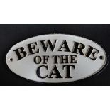 Beware of the cat sign CONDITION: Please Note -  we do not make reference to the condition of lots