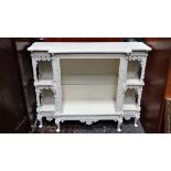 White painted display cabinet CONDITION: Please Note -  we do not make reference to the condition of