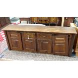 Large Continental dresser base / sideboard CONDITION: Please Note -  we do not make reference to the