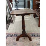 Elm tripod table CONDITION: Please Note -  we do not make reference to the condition of lots