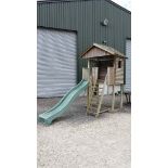 Children's wooden play house / climbing frame CONDITION: Please Note -  we do not make reference