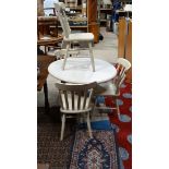 Circular table with 4 chairs CONDITION: Please Note -  we do not make reference to the condition