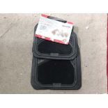 4 piece set of car mats - de-luxe CONDITION: Please Note -  we do not make reference to the