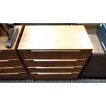 Pair of retro chest of drawers - each having 4 drawers  CONDITION: Please Note -  we do not make