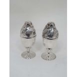 Pair of silver plate chick egg cups  CONDITION: Please Note -  we do not make reference to the