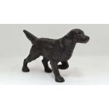 Cast iron model a gun dog  CONDITION: Please Note -  we do not make reference to the condition of