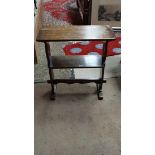 2 tier side table CONDITION: Please Note -  we do not make reference to the condition of lots within