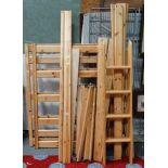 Assorted pine bed parts for bunk beds etc  CONDITION: Please Note -  we do not make reference to the