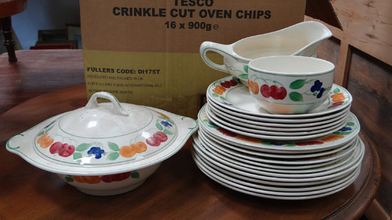 Quantity of Art Deco ceramics by Royal Tudor  CONDITION: Please Note -  we do not make reference