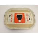 Guinness advertising : a tray marked " Guinness for you '  , 16 x 12 1/2"  CONDITION: Please Note -