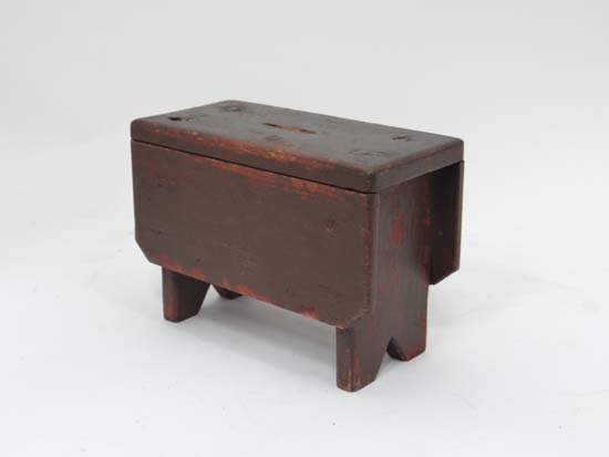 Moneybox formed as a table CONDITION: Please Note -  we do not make reference to the condition of - Image 5 of 6