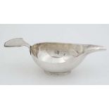 A Dutch silver sauce boat 5 1/2" long  CONDITION: Please Note -  we do not make reference to the