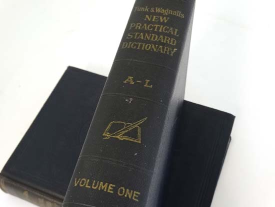 Books: 2 1952 edition volumes of  '' New Practical Standard Dictionary of the English - Image 2 of 13