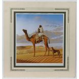 Terence J Gilbert ( 1946)
Two limited edition coloured prints 
' The Falconer 1/25 '
Signed and