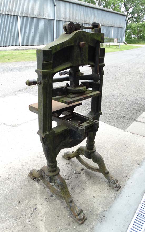 Floor Standing Letter / Printing Press : - Image 3 of 5