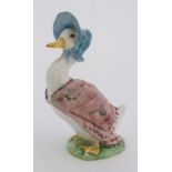 A Collection of 3 Beatrix Potter figures, to include: A Beswick Beatrix Potter figure of '' Jemima