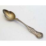 American silver souvenir spoon : A Gorham Manufacturing co. souvenir teaspoon with image of the