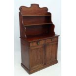 A Regency chiffonier bookcase 36 3/4" wide x 63" high x 17 3/4" deep  CONDITION: Please Note -  we