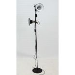 Vintage Retro : a Danish set of floor standing adjustable lights ( a pair ), adjustable height and