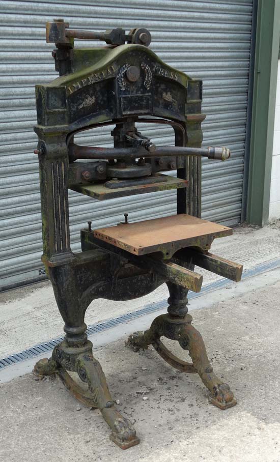 Floor Standing Letter / Printing Press : - Image 2 of 5