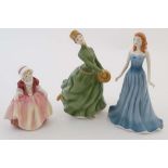 A collection of three Royal Doulton figures, to include ''Dinky Do'' , number HN2120. ''Grace'' from