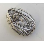 A novelty silver plate vesta case in the form of a bat with striker under. 2 1/2" long  CONDITION: