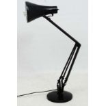 Vintage Retro : a British Anglepoise black Type 90 desk lamp. CONDITION: Please Note -  we do not