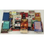 Books : A large collection of 33 Military interest and war books including stories . '' The struggle