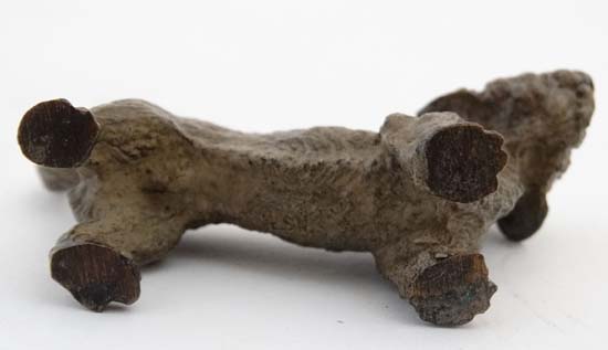 A Vienna cold painted bronze of a Dandie Dinmont dog . Indistinctly marked under 3 1/2" long - Image 2 of 6